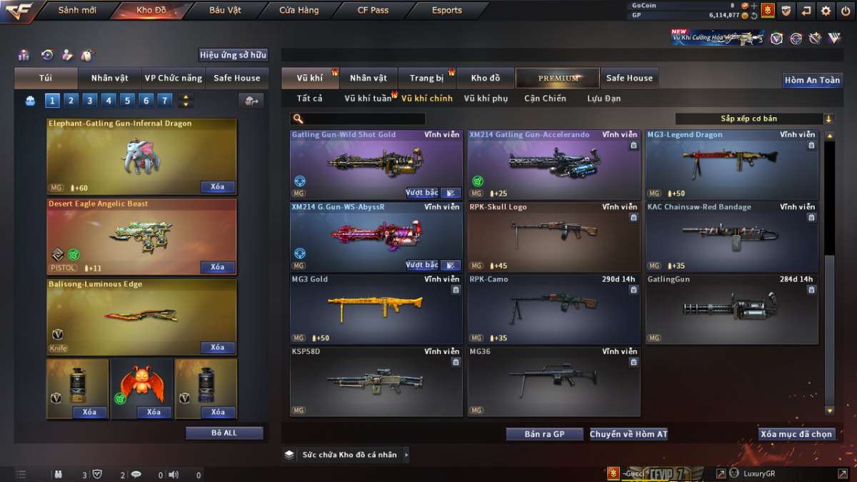 shop acc cf uy tin gia re