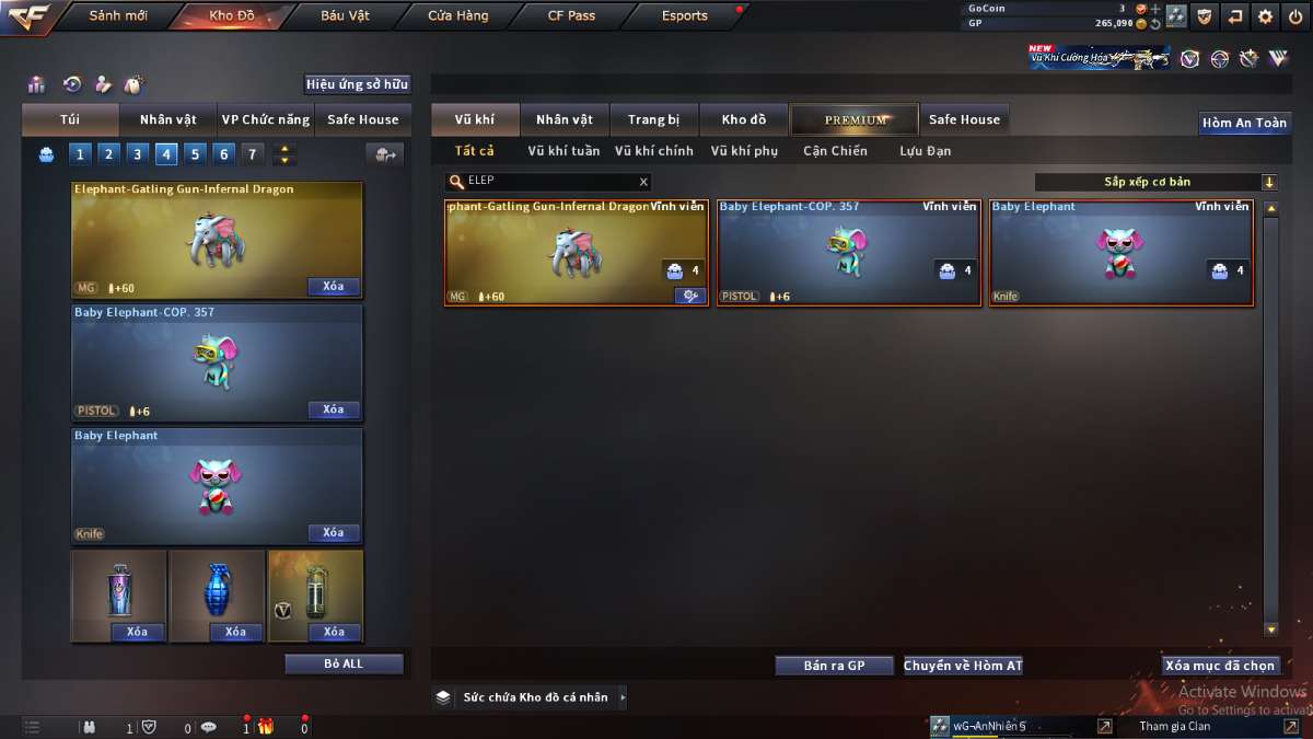 shop acc cf uy tin gia re