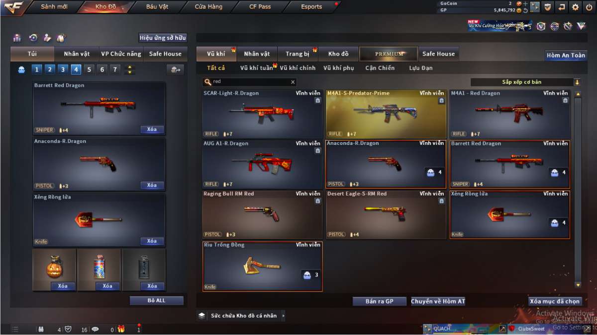 shop acc cf uy tin gia re