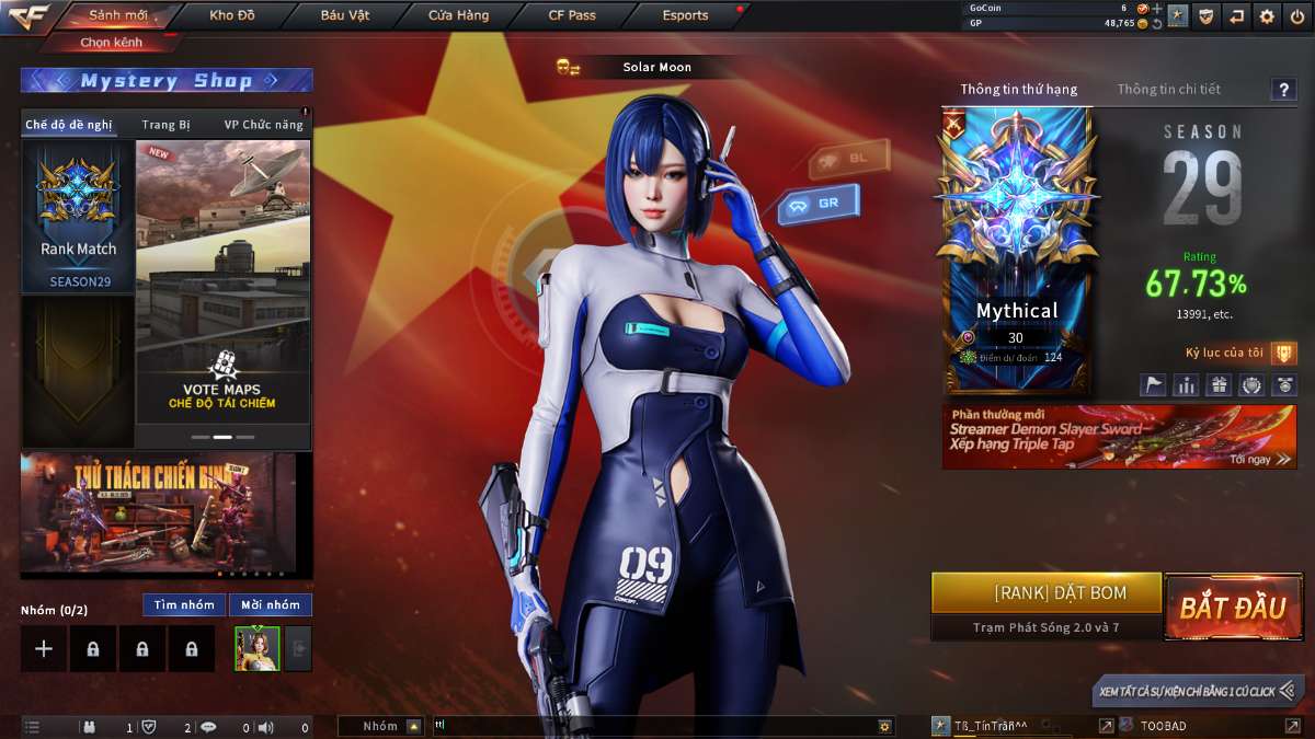 shop acc cf uy tin gia re