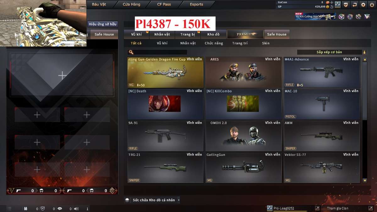 shop acc cf uy tin gia re