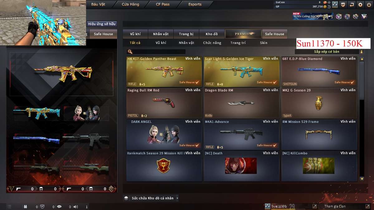 shop acc cf uy tin gia re