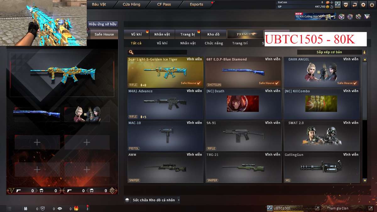 shop acc cf uy tin gia re