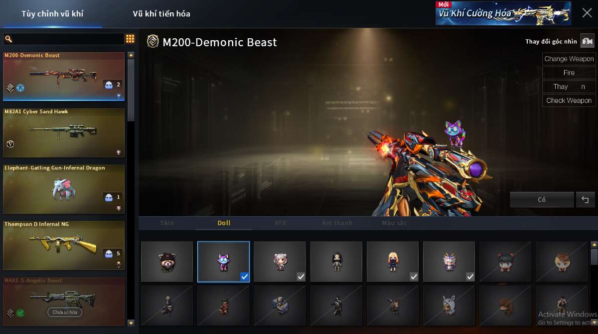 shop acc cf uy tin gia re