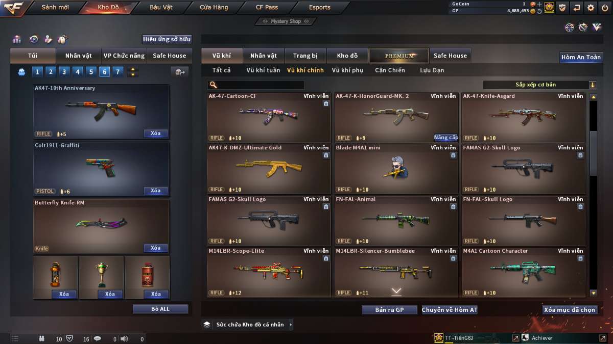 shop acc cf uy tin gia re