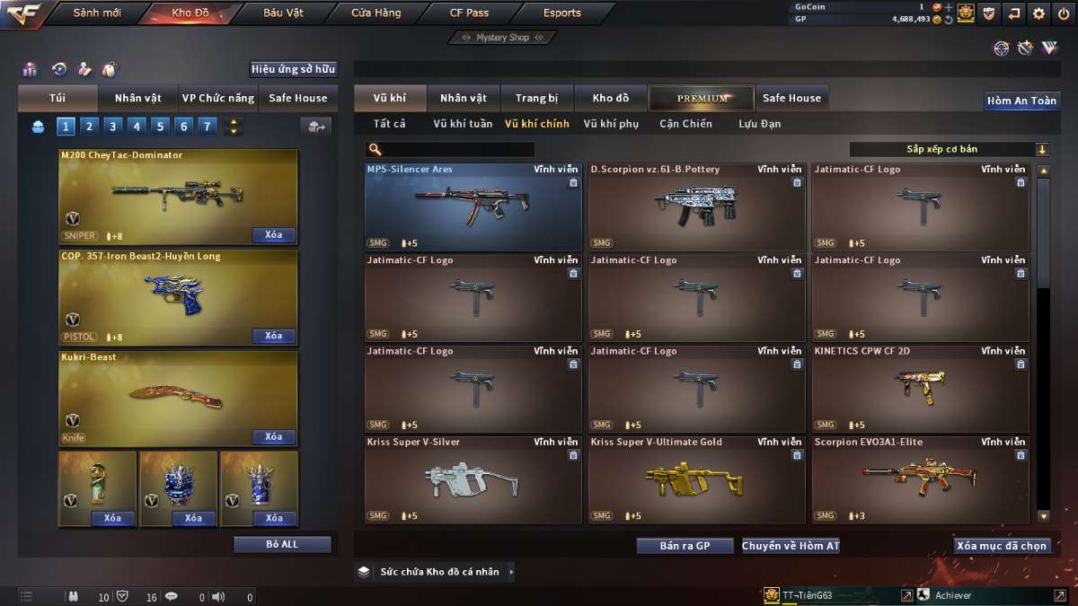 shop acc cf uy tin gia re