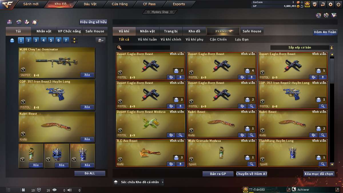 shop acc cf uy tin gia re