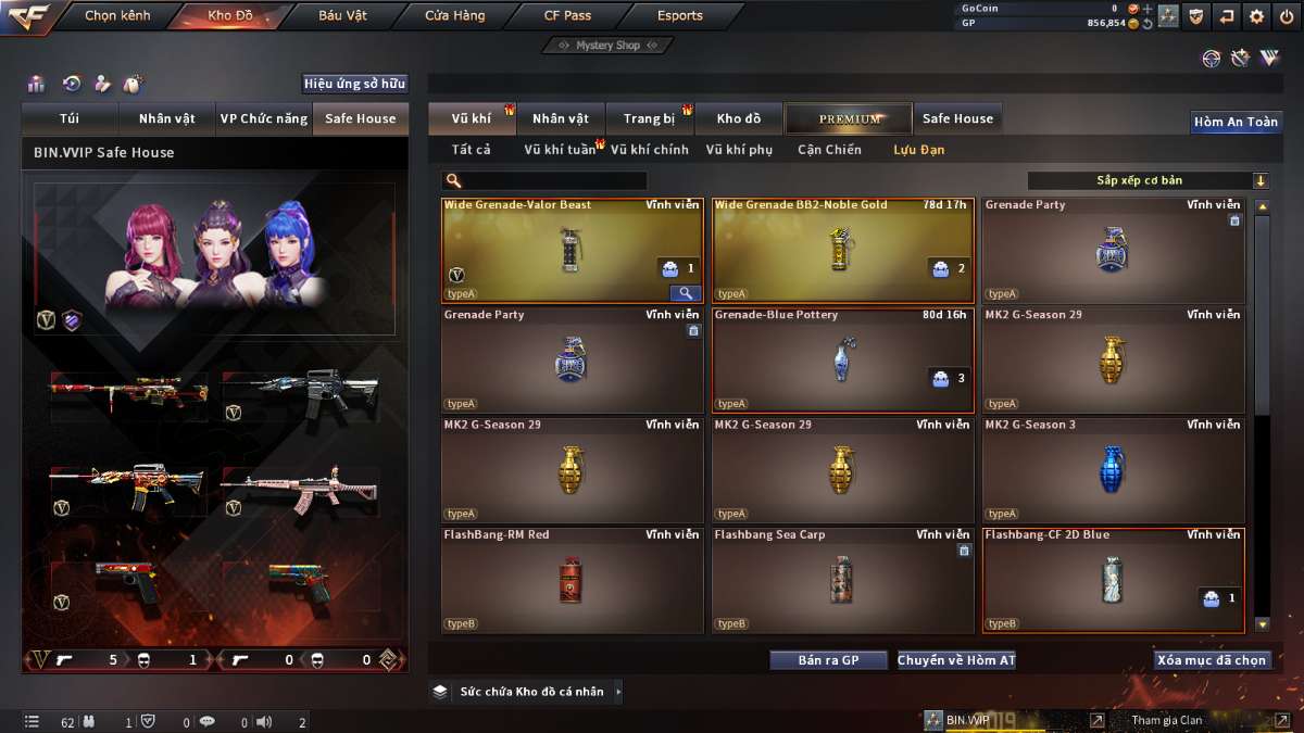 shop acc cf uy tin gia re