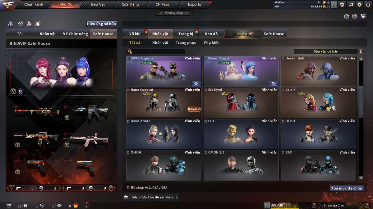 shop acc cf uy tin gia re