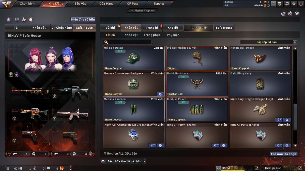 shop acc cf uy tin gia re