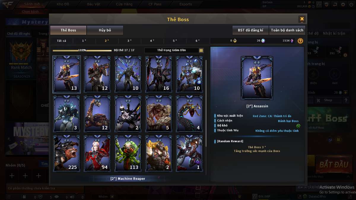 shop acc cf uy tin gia re