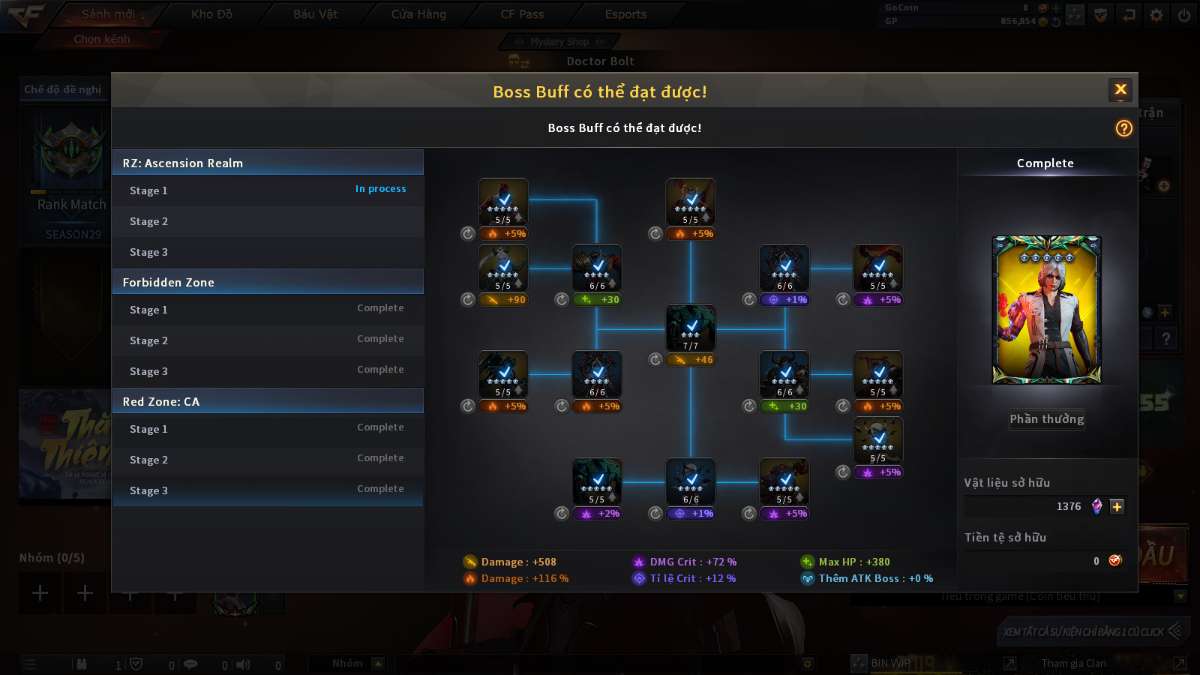 shop acc cf uy tin gia re