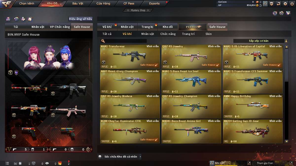 shop acc cf uy tin gia re