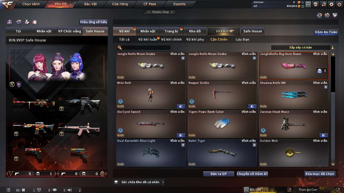 shop acc cf uy tin gia re