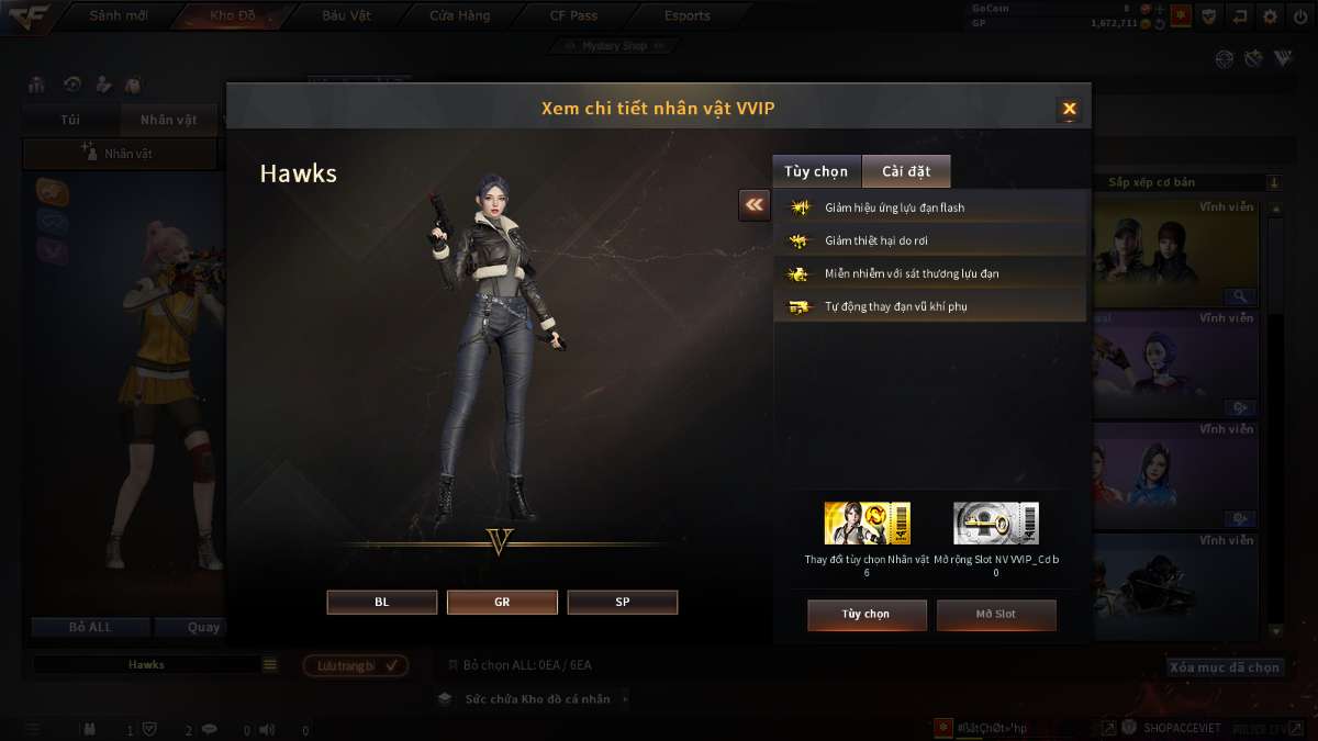 shop acc cf uy tin gia re