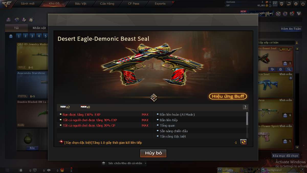 shop acc cf uy tin gia re