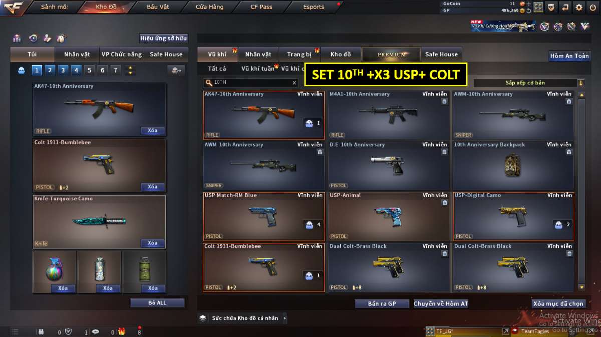 shop acc cf uy tin gia re