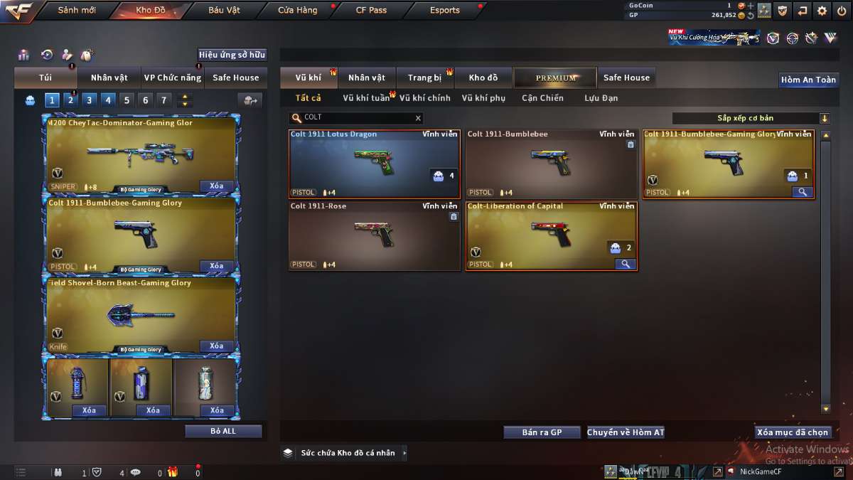 shop acc cf uy tin gia re