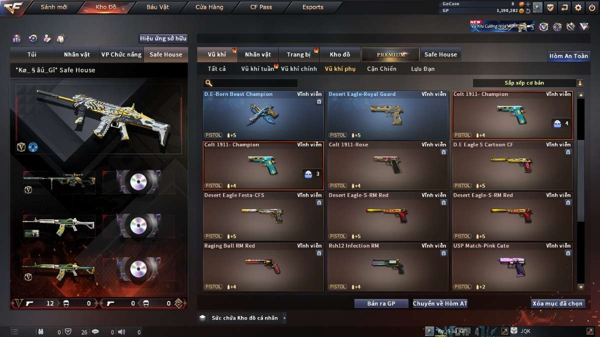 shop acc cf uy tin gia re