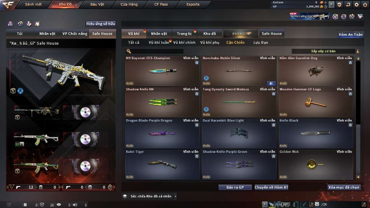 shop acc cf uy tin gia re