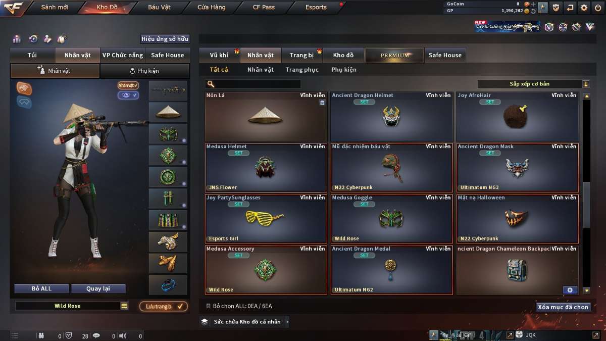 shop acc cf uy tin gia re