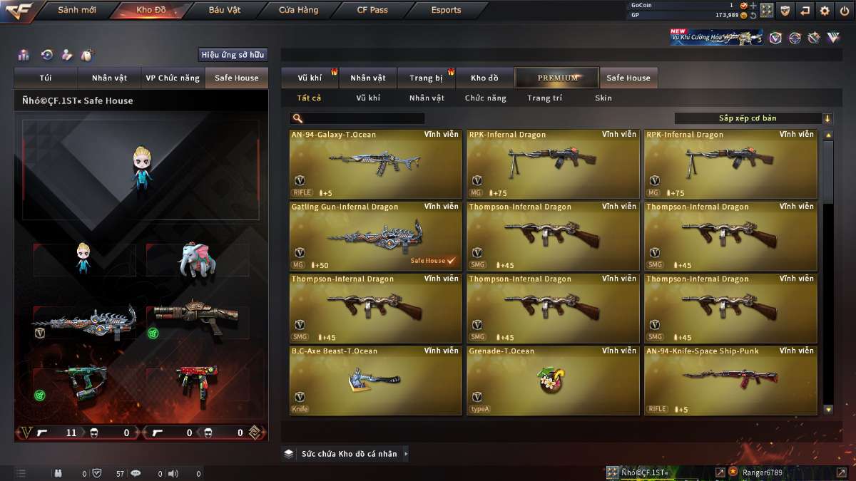 shop acc cf uy tin gia re