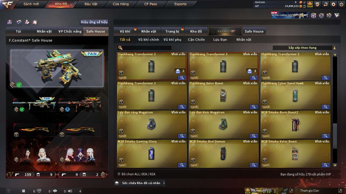 shop acc cf uy tin gia re