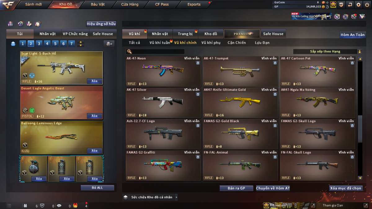 shop acc cf uy tin gia re