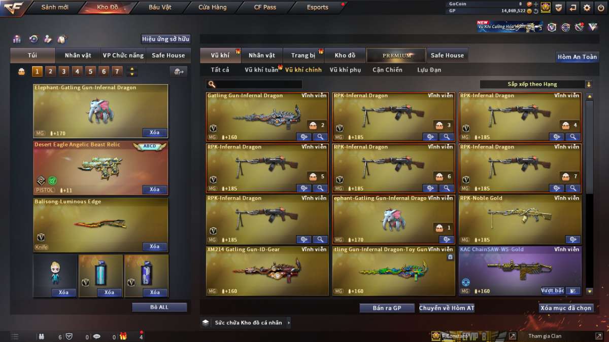 shop acc cf uy tin gia re