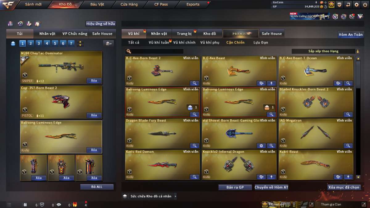 shop acc cf uy tin gia re