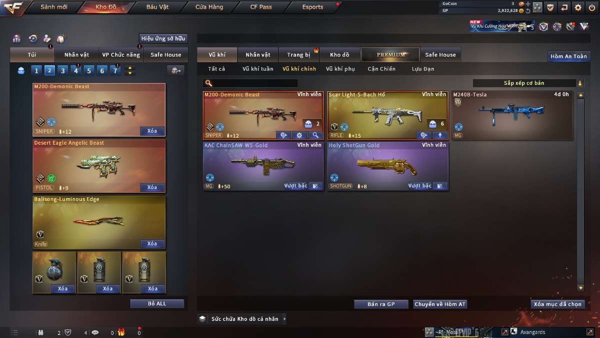 shop acc cf uy tin gia re