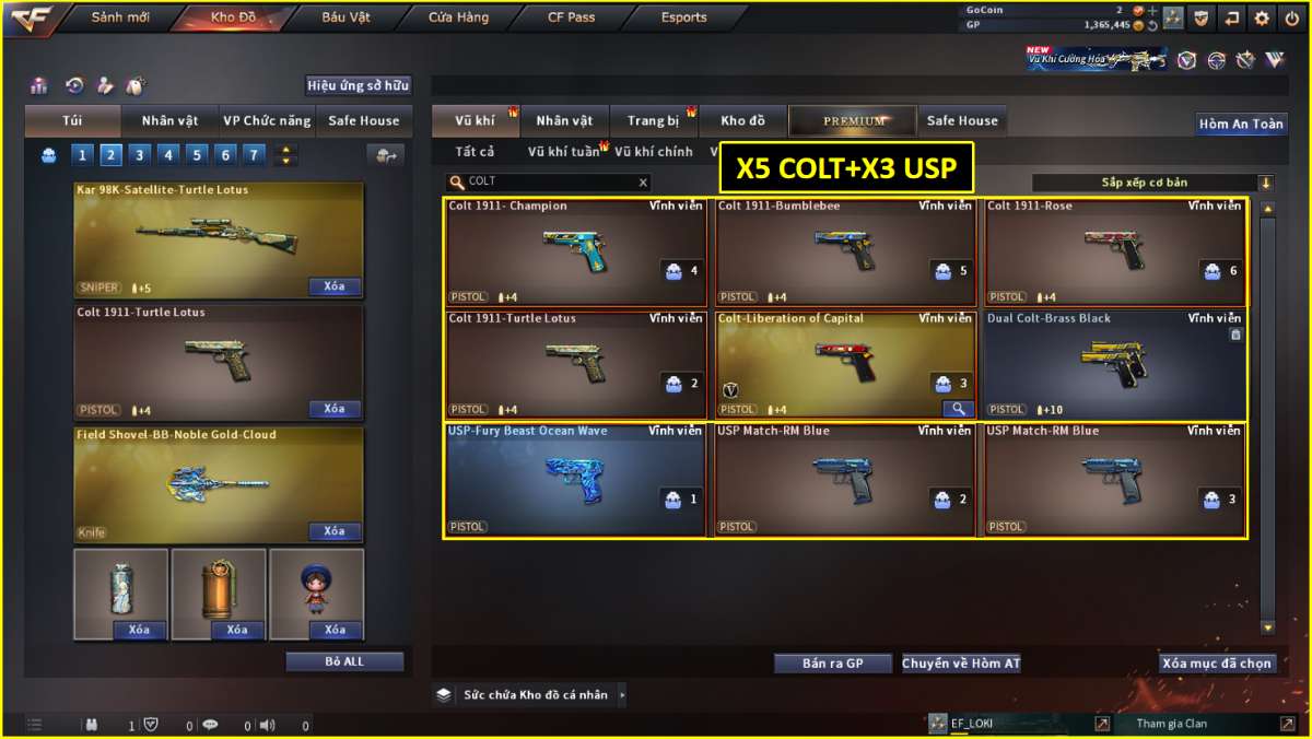 shop acc cf uy tin gia re