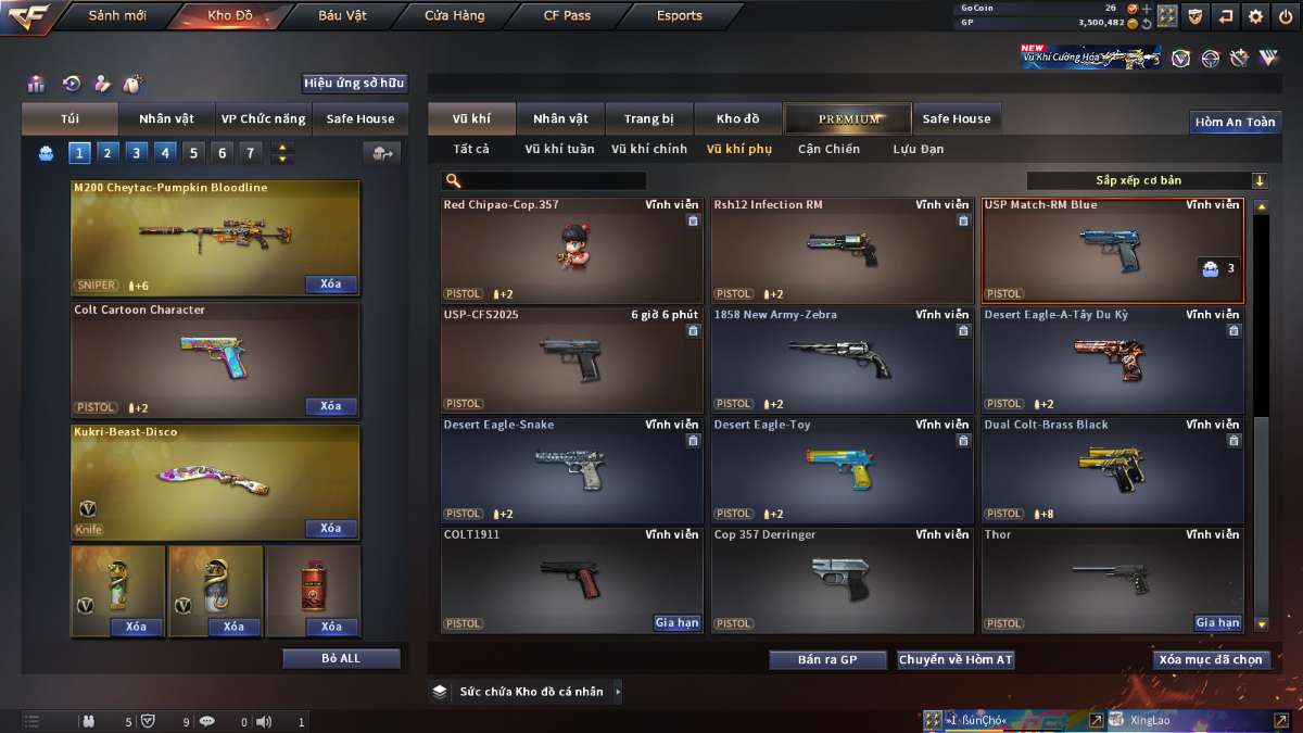 shop acc cf uy tin gia re