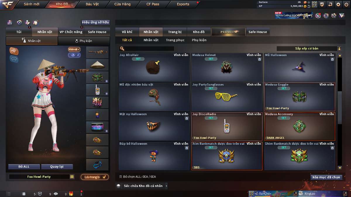 shop acc cf uy tin gia re