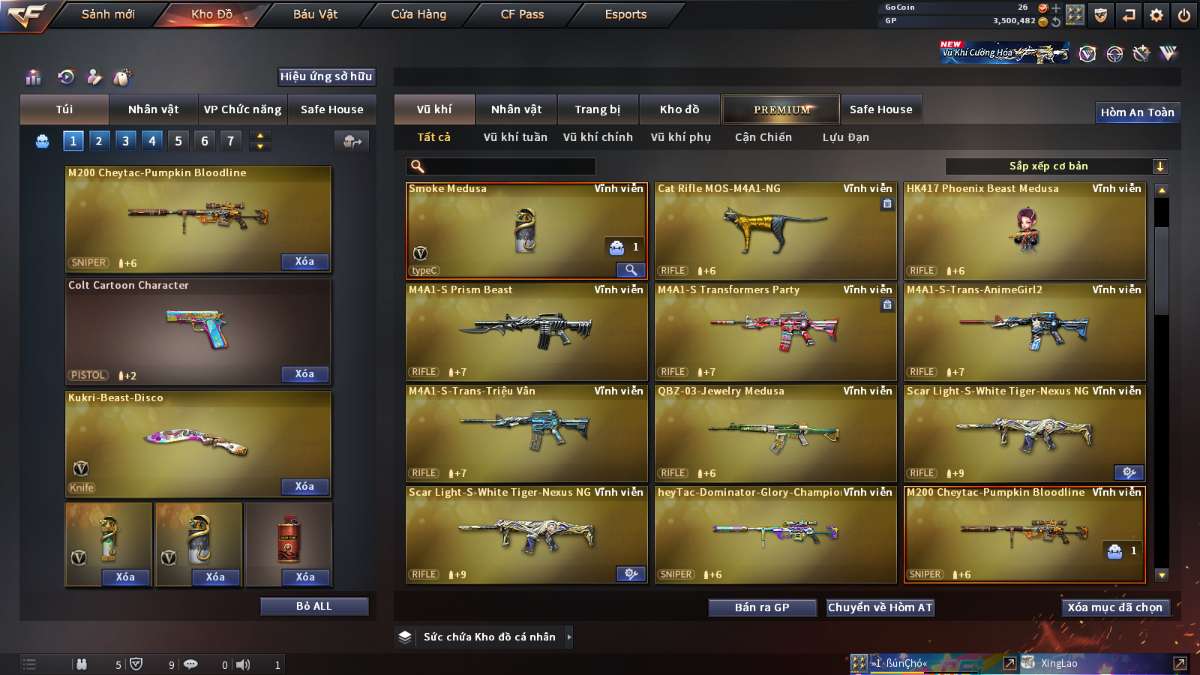 shop acc cf uy tin gia re