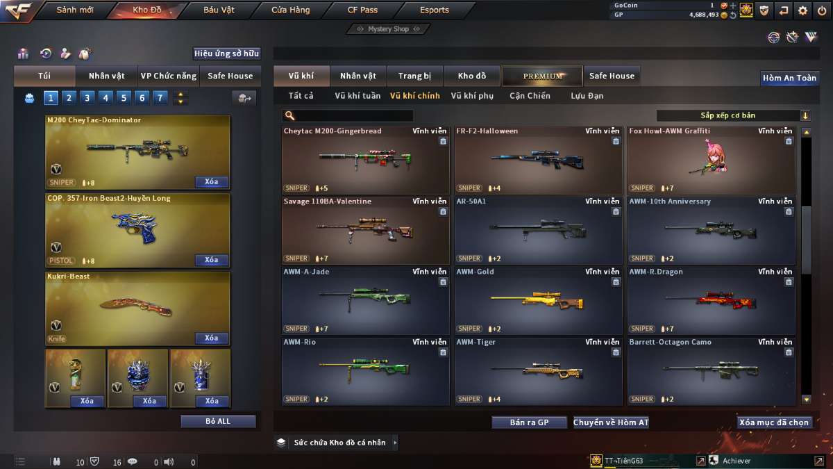 shop acc cf uy tin gia re