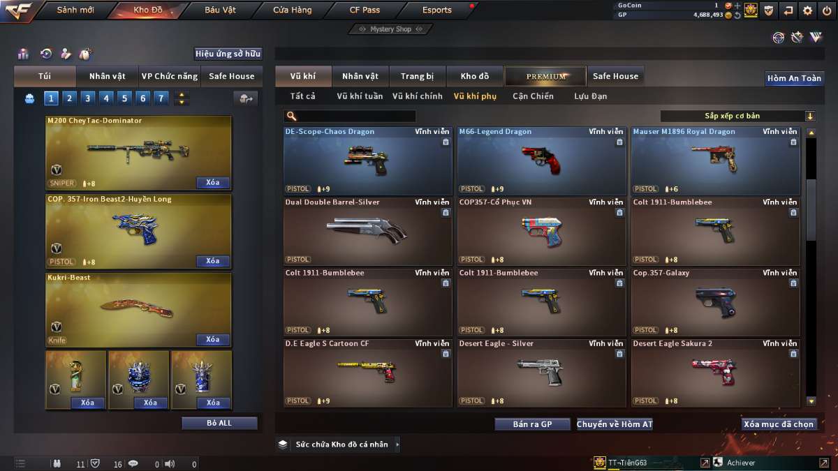 shop acc cf uy tin gia re