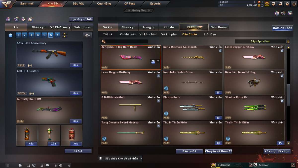 shop acc cf uy tin gia re