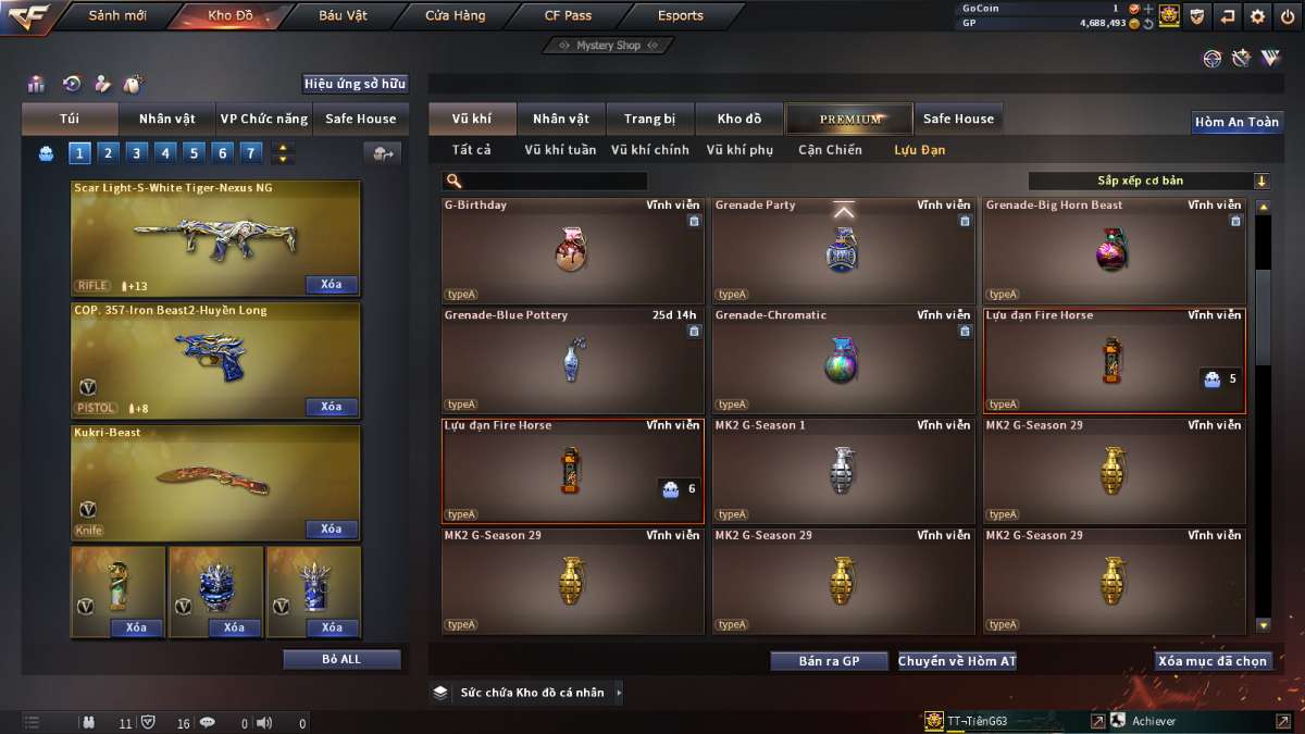 shop acc cf uy tin gia re