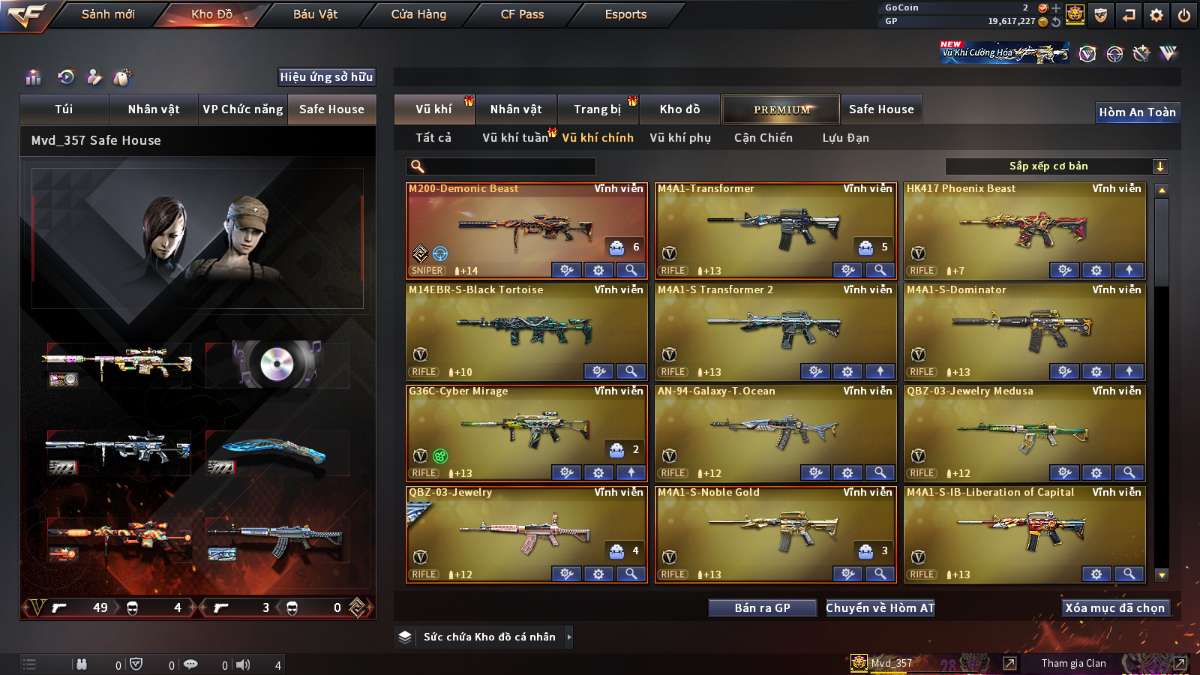 shop acc cf uy tin gia re