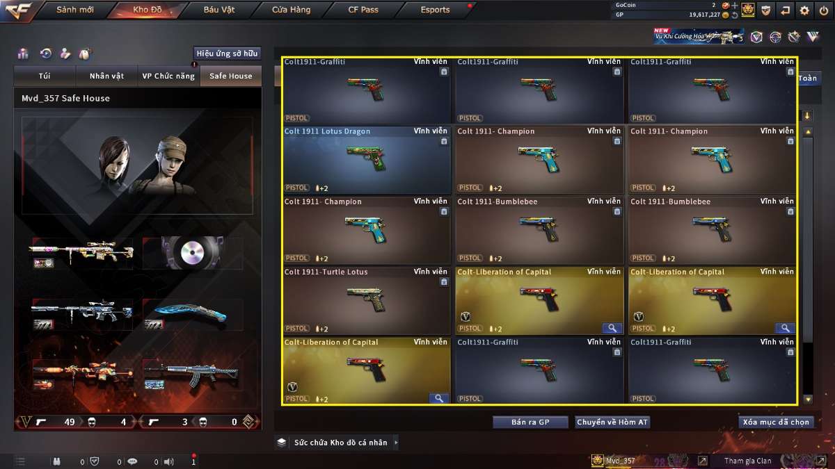 shop acc cf uy tin gia re