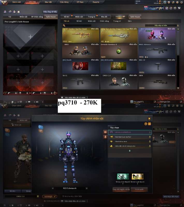 shop acc cf uy tin gia re