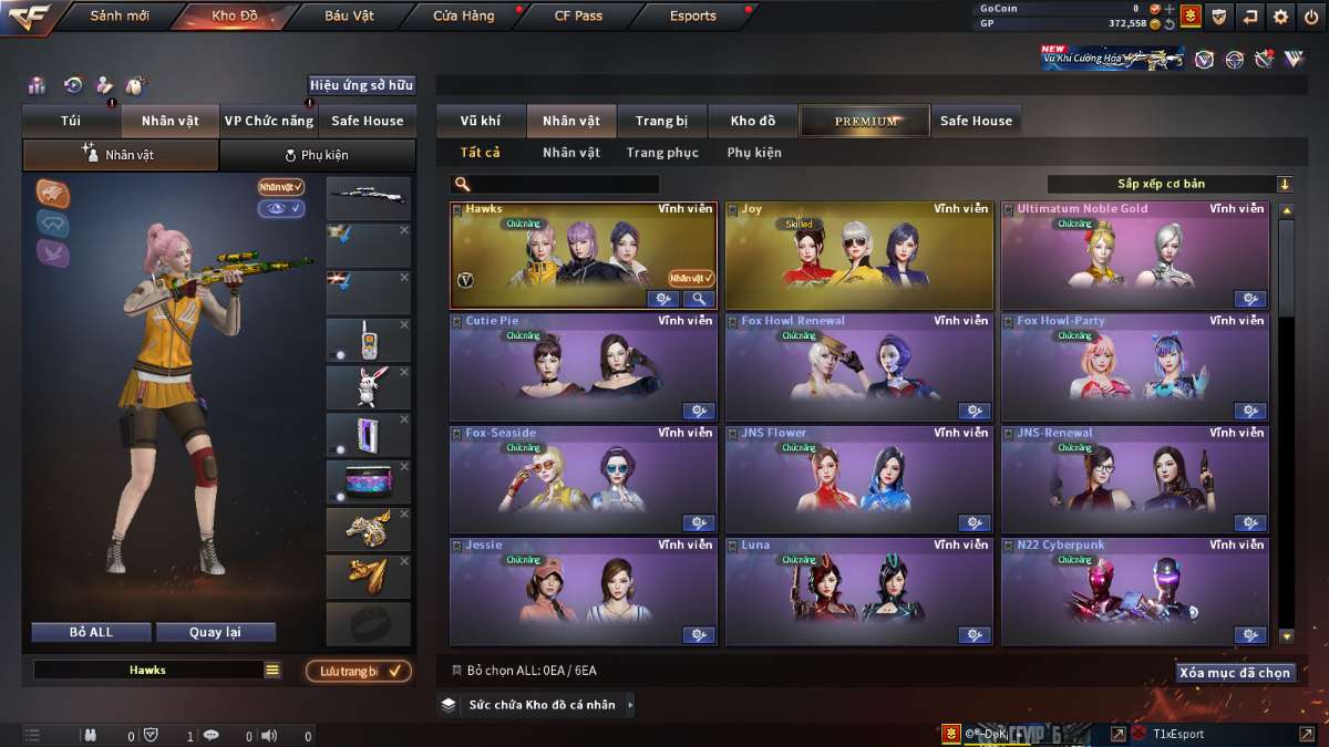 shop acc cf uy tin gia re