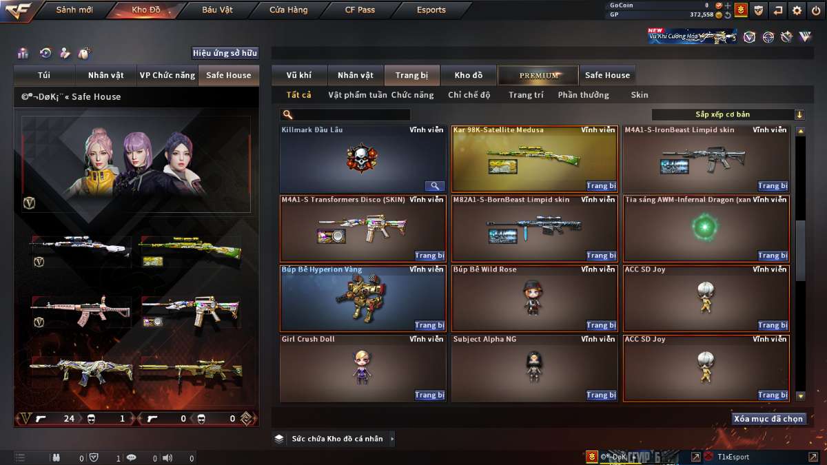 shop acc cf uy tin gia re