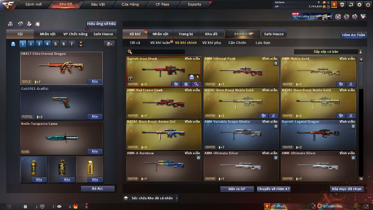 shop acc cf uy tin gia re