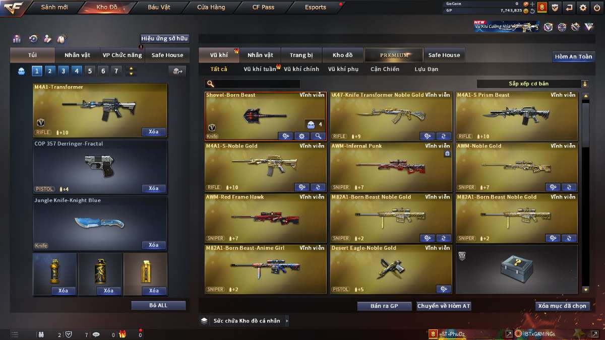 shop acc cf uy tin gia re