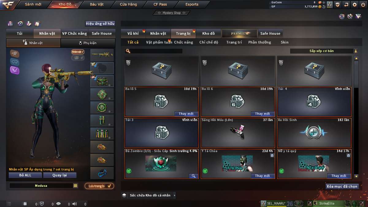 shop acc cf uy tin gia re