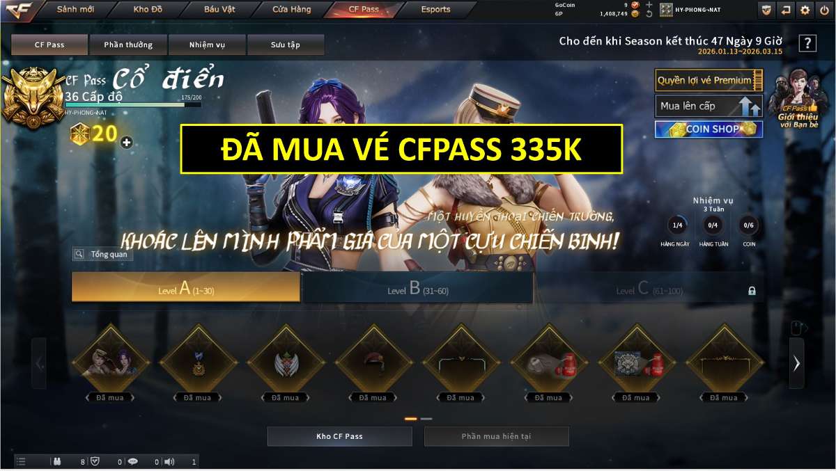 shop acc cf uy tin gia re