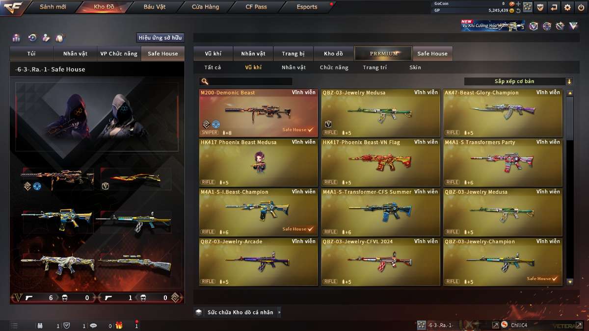 shop acc cf uy tin gia re