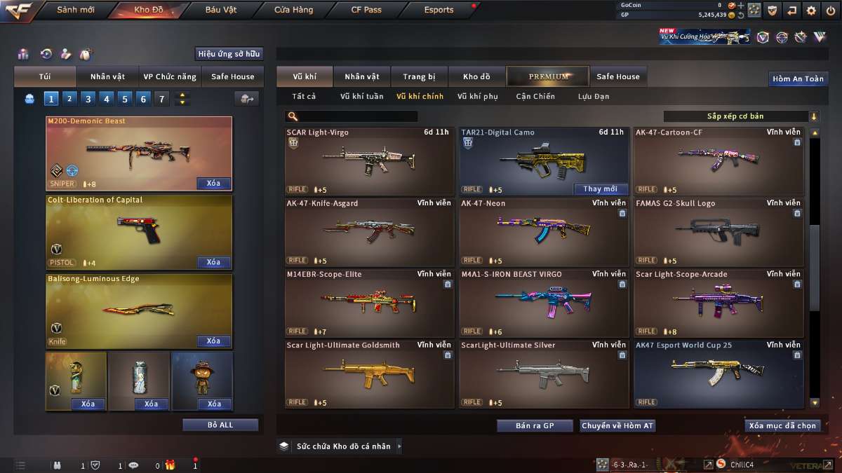 shop acc cf uy tin gia re